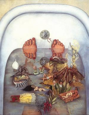 Artwork by Frida Kahlo (1907-54)